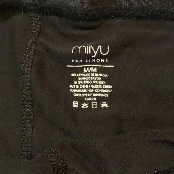 Miiyu par Simon NWOT Sz Medium Bamboo Rayon Legging - Picture 2 of 5